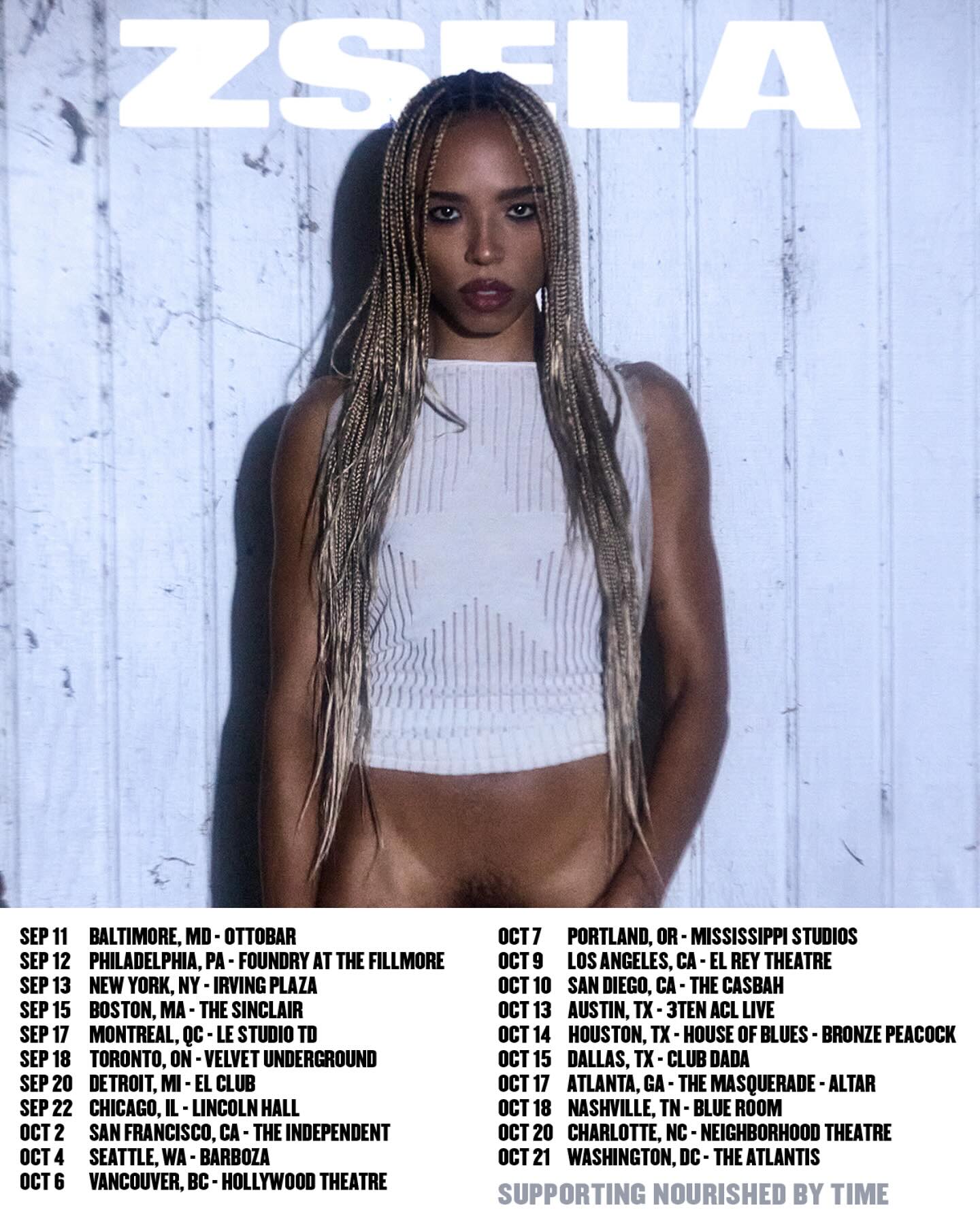 Zsela The Passionate Ones Tour Poster 2025